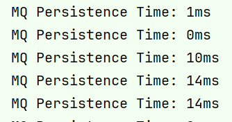 笔记本使用mq异步写入数据库,耗时大大缩短