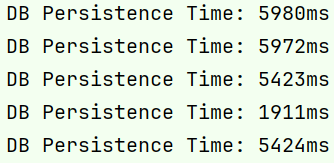 笔记本不使用mq直接写入数据库,并发场景下耗时可是相当大